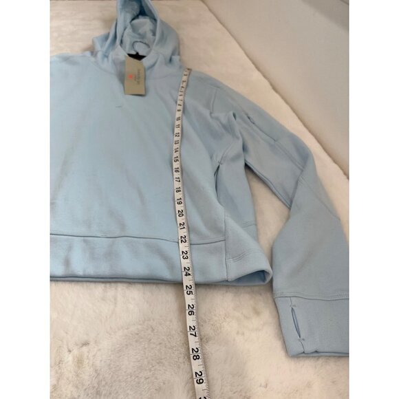 NWTD SWEATY BETTY Size 12 Sprinter Run Hoodie ALPINE BLUE MSRP $118 - Picture 6 of 16